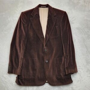 BOSS Blazer Men 48‎ Corduroy Suit Sport Coat Jacket Hugo Dress Formal Velvet